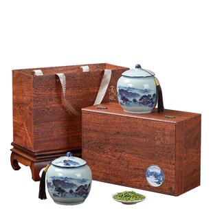 惠聚春秋龙井绿茶茶叶礼盒装新年送礼送长辈亲戚老丈人节日礼物