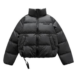 丛林老虎短款羽绒服男生2024新款美式加厚面包服立领情侣装外套女