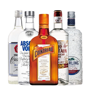 【自营】长岛冰茶鸡尾酒调酒套装力娇酒伏特加龙舌兰朗姆酒金酒