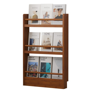 门后书架超薄置物架子非实木多层书柜报刊架窄缝儿童绘本杂志收纳