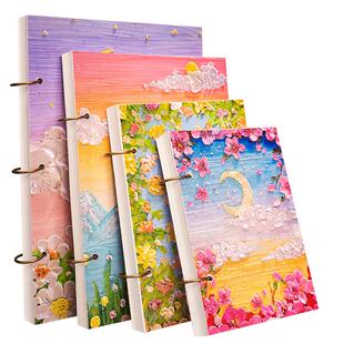 元浩高颜值素描本美术生专用活页可拆卸A4手绘本速写本A5绘画本32k小号幼儿园16k空白加厚小学生画画本子