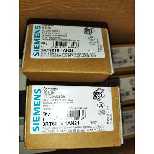 询价下单3RT6016-1AN21  接触器 可开发票