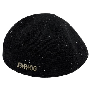 秋冬新款定型正反两戴前进帽子女时尚亮片百搭贝雷帽显脸小鸭舌帽