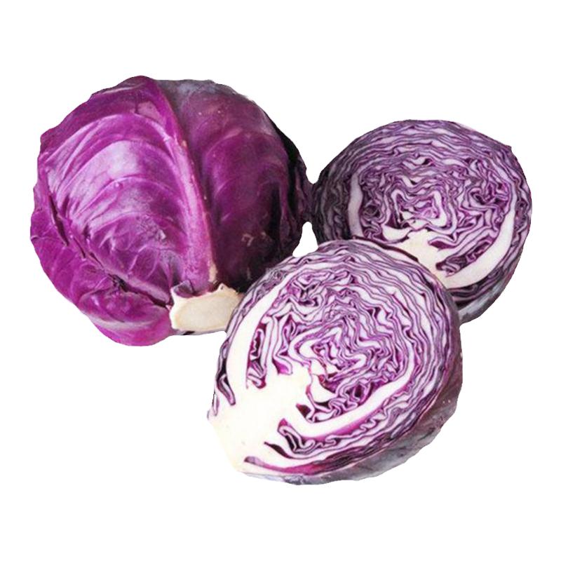 新鲜蔬菜紫甘蓝沙拉生菜