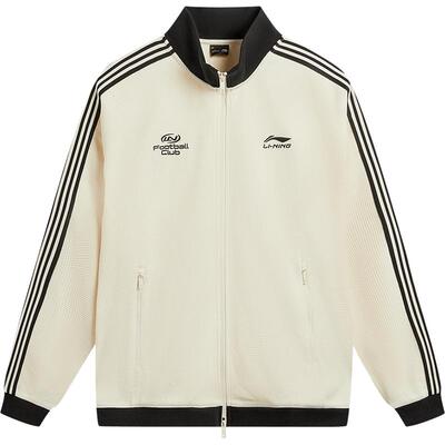 李宁情侣华夫格外套拉链卫衣