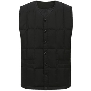 胖男装加肥加大男士背心大码中老年羽绒马甲内胆冬季内穿羽绒坎肩