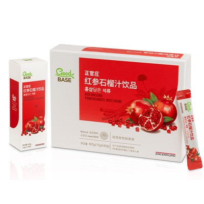 韩国正官庄红参石榴饮品