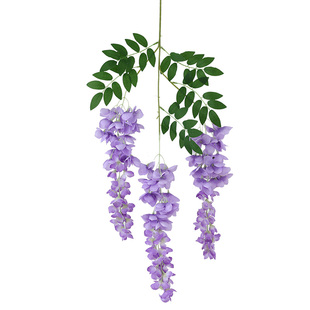 仿真紫藤花阿勃勒巨型长枝塑料假花花藤绢花室内客厅装饰垂吊拍照