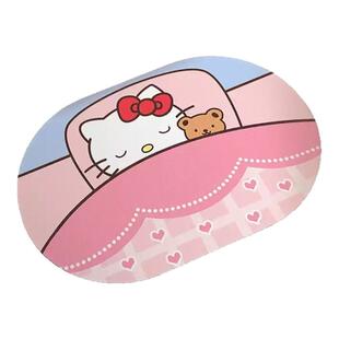 卡通亚麻浴室地垫可爱萌犬浴室门口吸水脚垫供应室内易打理吸水垫