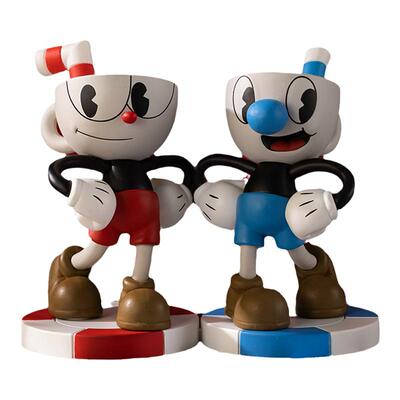 PLZDOT正版茶杯头大冒险盲盒摆件