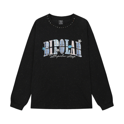 BIPOLAR海星扣宽松长袖T恤男女