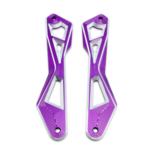 适用雅马哈25款XMAX300改装风挡玻璃支架双色铝合金风挡装饰配件