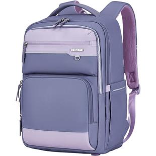 超轻书包初中生男 生大容量简约背包青少年卡拉羊女 孩减负双肩包