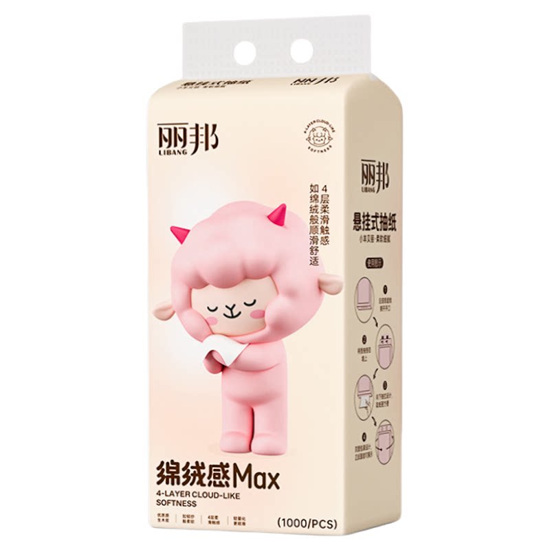 丽邦悬挂式抽纸挂壁式纸巾