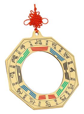 全铜八卦镜家用门口凸九宫生