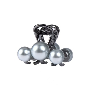 珍珠抓夹小号适合发量少半扎发发夹女后脑勺新款金属小爪夹子发卡