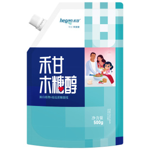 禾甘木糖醇500g无蔗糖烘焙糖尿人甜味剂替代白砂糖0卡糖专用代糖