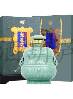 牛栏山 魁盛號 清香型白酒 大师级手工原浆53度 618mL 4瓶 整箱装