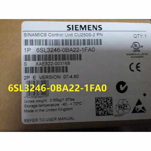 议价1P 6SL3246-0BA22-1FA0 西门子G120控制单元 6SL3246-OBA22-1