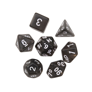 多面骰子7个套装 万智牌 游戏王 指示物 跑团桌游 数字多面色子