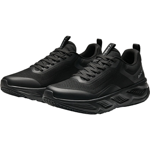 安踏神行10男鞋黑武士减震训练鞋子耐磨防滑运动跑步鞋112517718