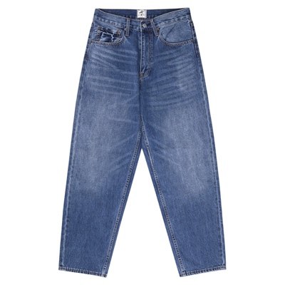 idlt高质重磅廓形水洗石磨牛仔裤