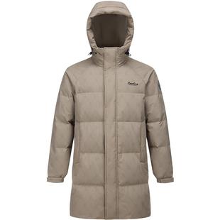 波司登羽绒服男中长款青年时尚休闲官方旗舰店连帽冬季保暖外套