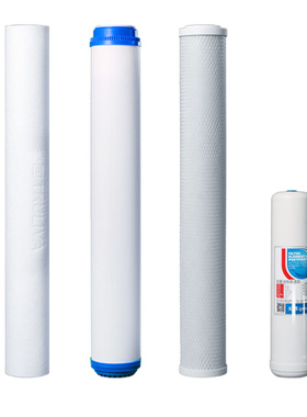适用沁园商用净水器20寸pp棉RO-1500A/C/750颗粒活性炭炭棒滤芯