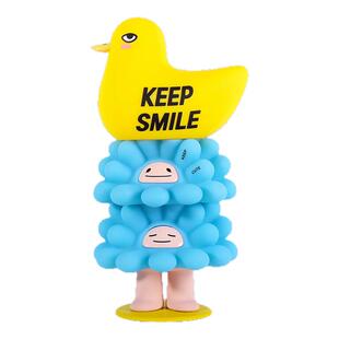 超级植物轻松娃娃顶住煤鸭力原创潮玩手办摆件生日伴手礼新年礼物