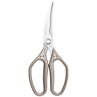 日本进口剪刀厨房专用强力食物剪鱼鸡骨头牛排烤肉家用不锈钢剪子