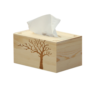 简约日式抽纸盒家用桌面客厅实木餐纸巾盒纸抽盒车用纸巾收纳盒