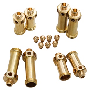 猛火九枪燃气灶底座喷嘴火嘴改气源出气咀防水液化气天然气配件