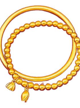 复古女仿真黄金沙金手镯特价热卖