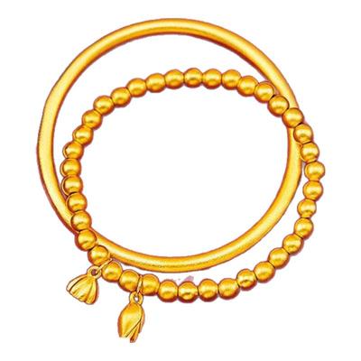 9999真金黄金沙金手镯女特价热卖