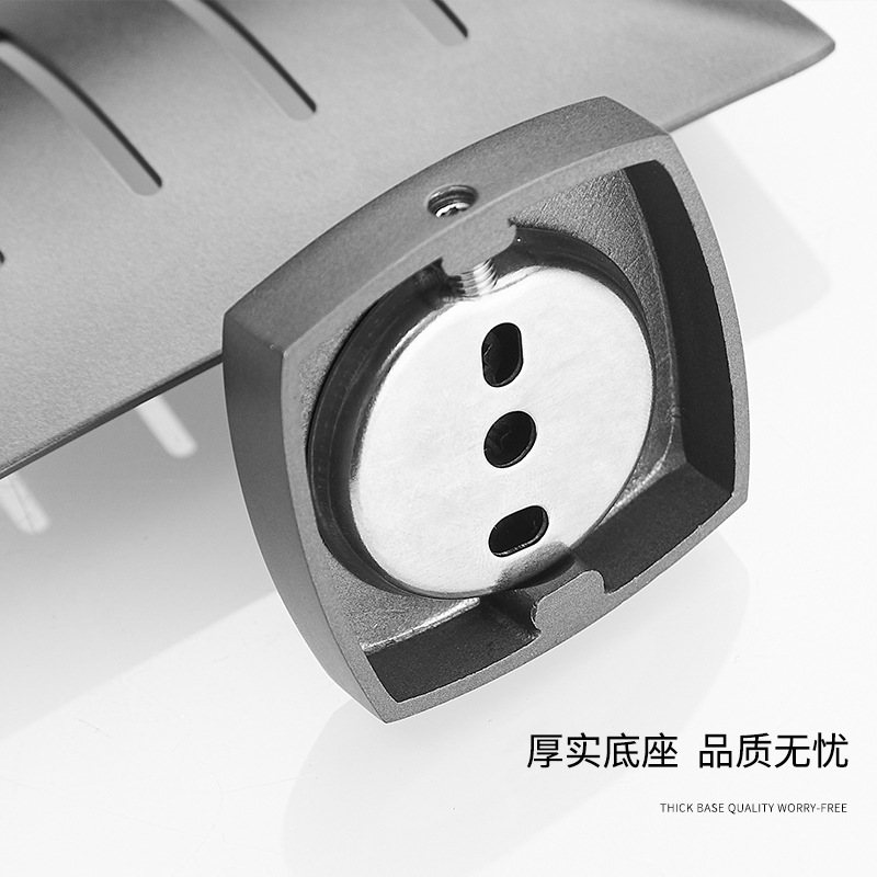 不锈钢皂盒免打孔壁挂式沥水卫生间轻奢家用置物架香皂肥皂碟创意