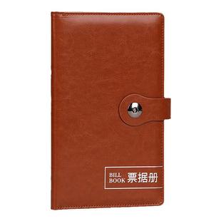 皮质存单收纳本票据夹银行定期活期存款单存折本专用夹透明大容量汇票支票收集册多功能户口本整理袋插页便携