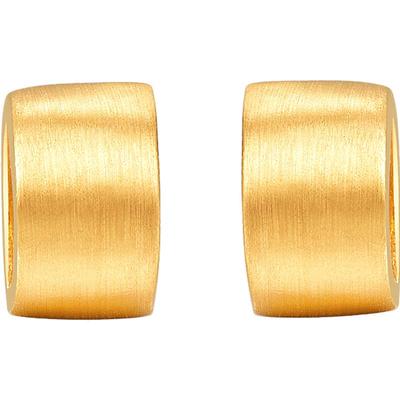 明牌珠宝5G黄金半山耳钉