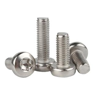 304不锈钢盘头/圆头内梅花螺丝钉防盗螺丝花型形螺栓M2M3/M4M5/M6