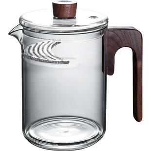 大容量玻璃泡茶壶带月牙过滤茶水分离电陶炉专用煮茶壶功夫冲茶器