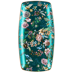 德罗嘉日式盘子菜盘鱼盘家用寿司盘创意网红长方形日料盘早餐盘