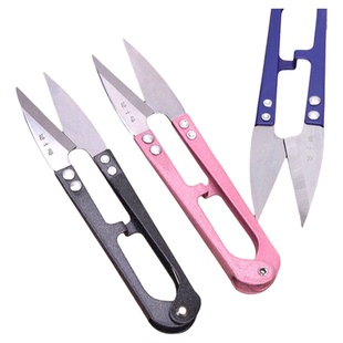 张小泉纱剪裁缝缠花专用小剪刀缝纫线头U型迷你随身便携官方正品