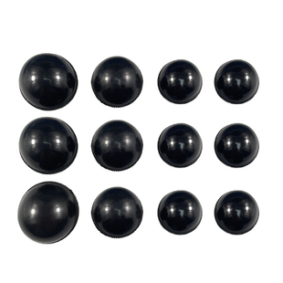 实心塑料球头炮塔铣床配件M6塑胶小球M8带牙M10手柄圆球操纵杆球