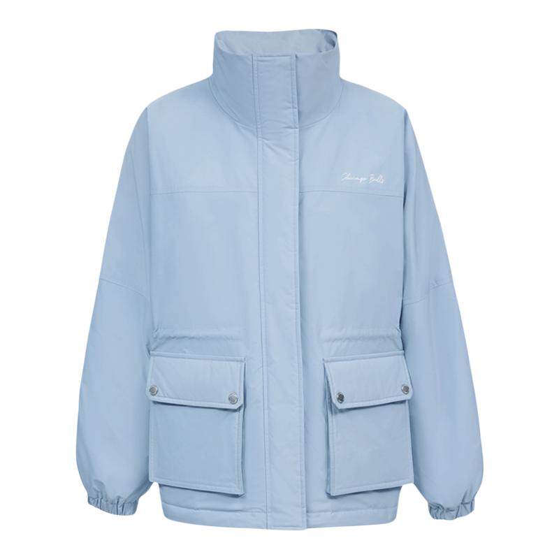 公牛队时尚保暖立领羽绒服女款