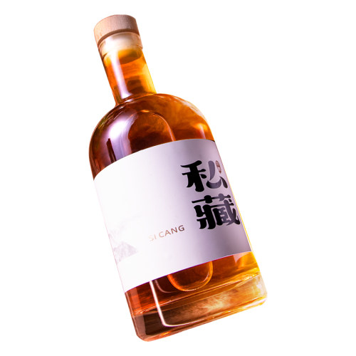 玻璃装果酒白酒洋酒威士忌葡萄红酒瓶子空瓶自酿密封定制储存容器