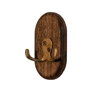 免打孔挂钩进门玄关墙上壁挂试衣间挂衣架衣帽包包装饰实木挂衣钩