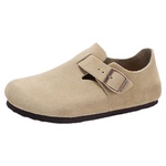 星期六2025新款保暖羊皮毛一体雪地靴女款一脚蹬勃肯鞋女鞋冬加绒