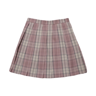 暮春/凉夏原创双子粉蓝漫画感格裙喵酱JK百搭短裙日系正版百褶裙