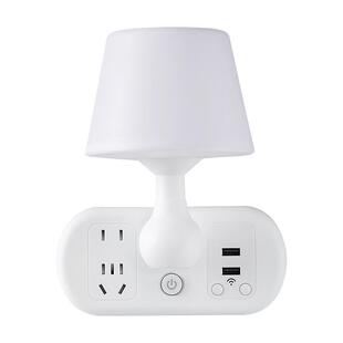 遥控插电小夜灯插座式卧室床头睡眠婴儿喂奶月子柔光护眼台灯家用