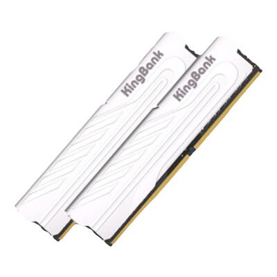 金百达银爵DDR4 3600频率16Gx2海力士颗粒8Gx2星刃32G白刃灯套条