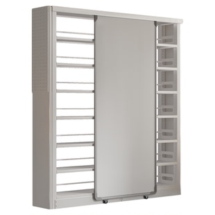 安居客儿童书架洞洞板置物架磁吸白板门钢制书柜客厅落地一体靠墙